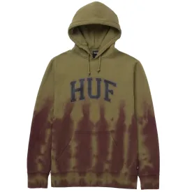 HUF HARTFORD TIEDYE P/O HOODIE // OLIVE