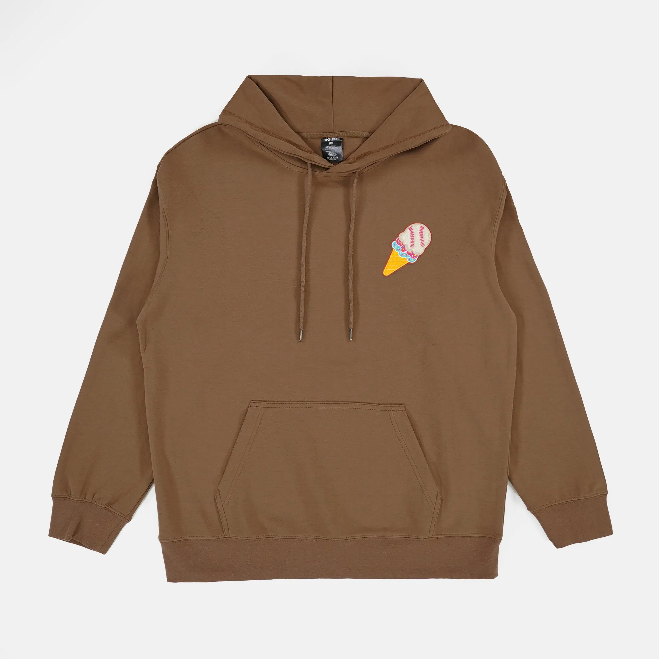 Ice Cream Baseball Patch Hoodie