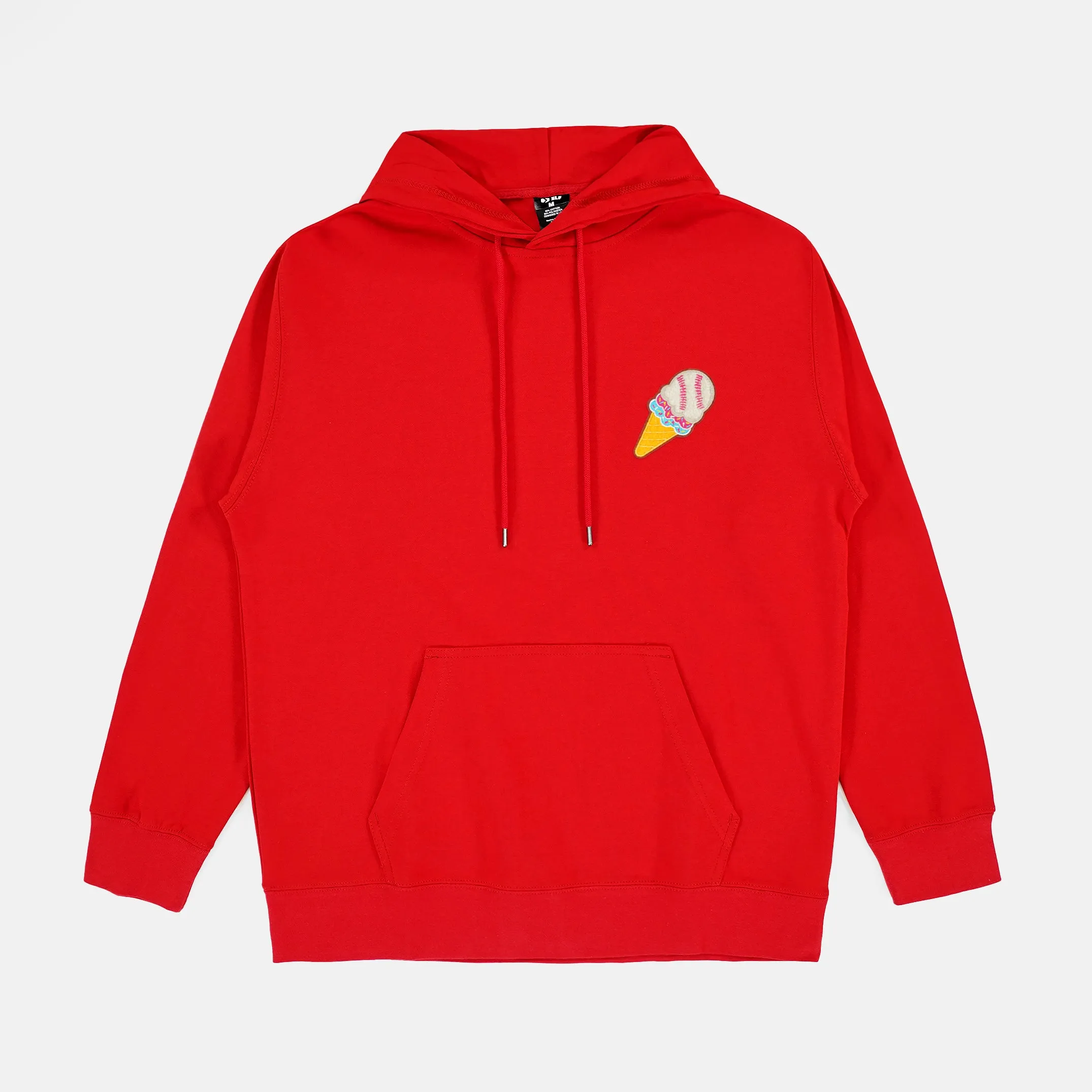 Ice Cream Baseball Patch Hoodie