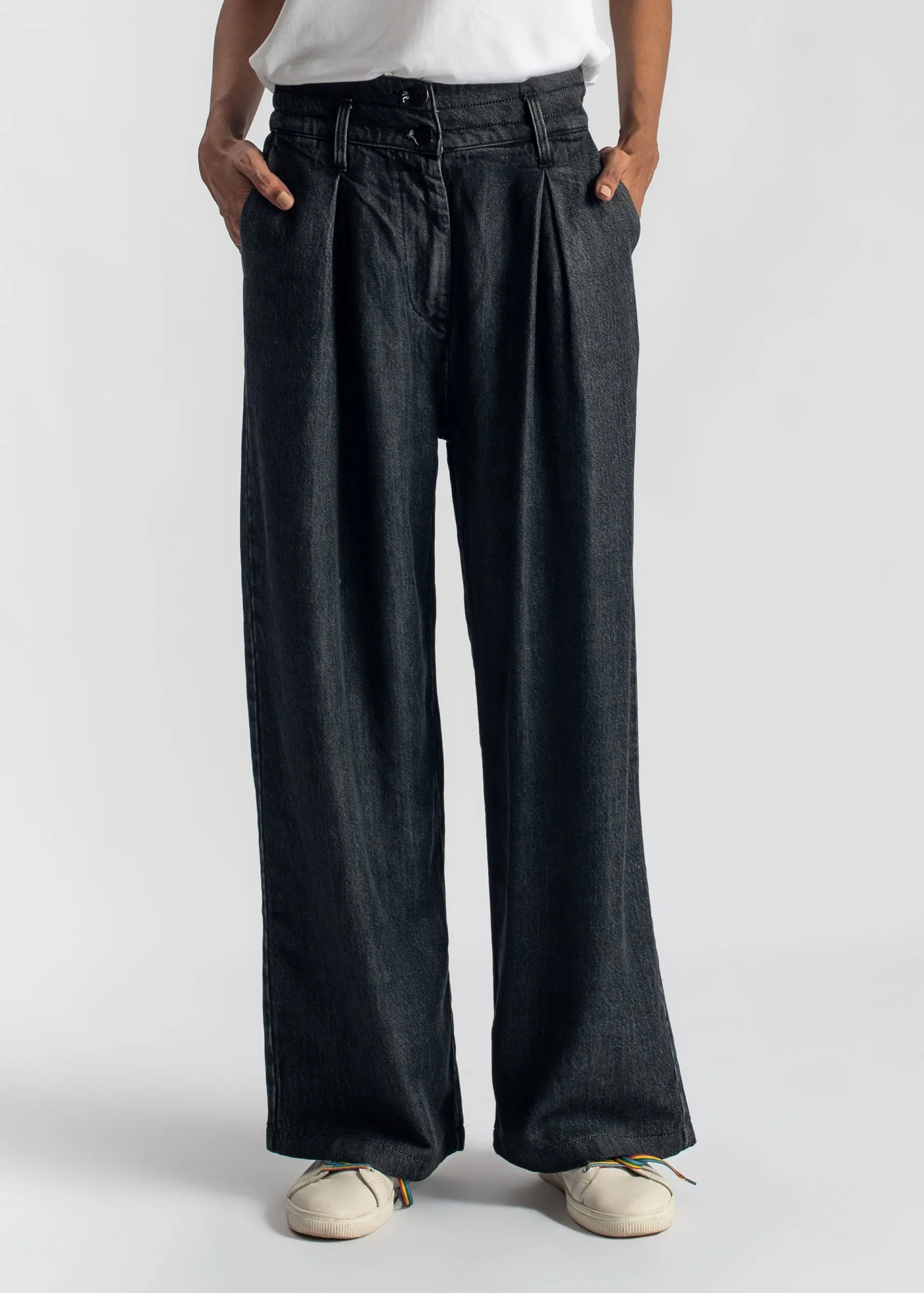 Kohl Grey Palazzo Pants