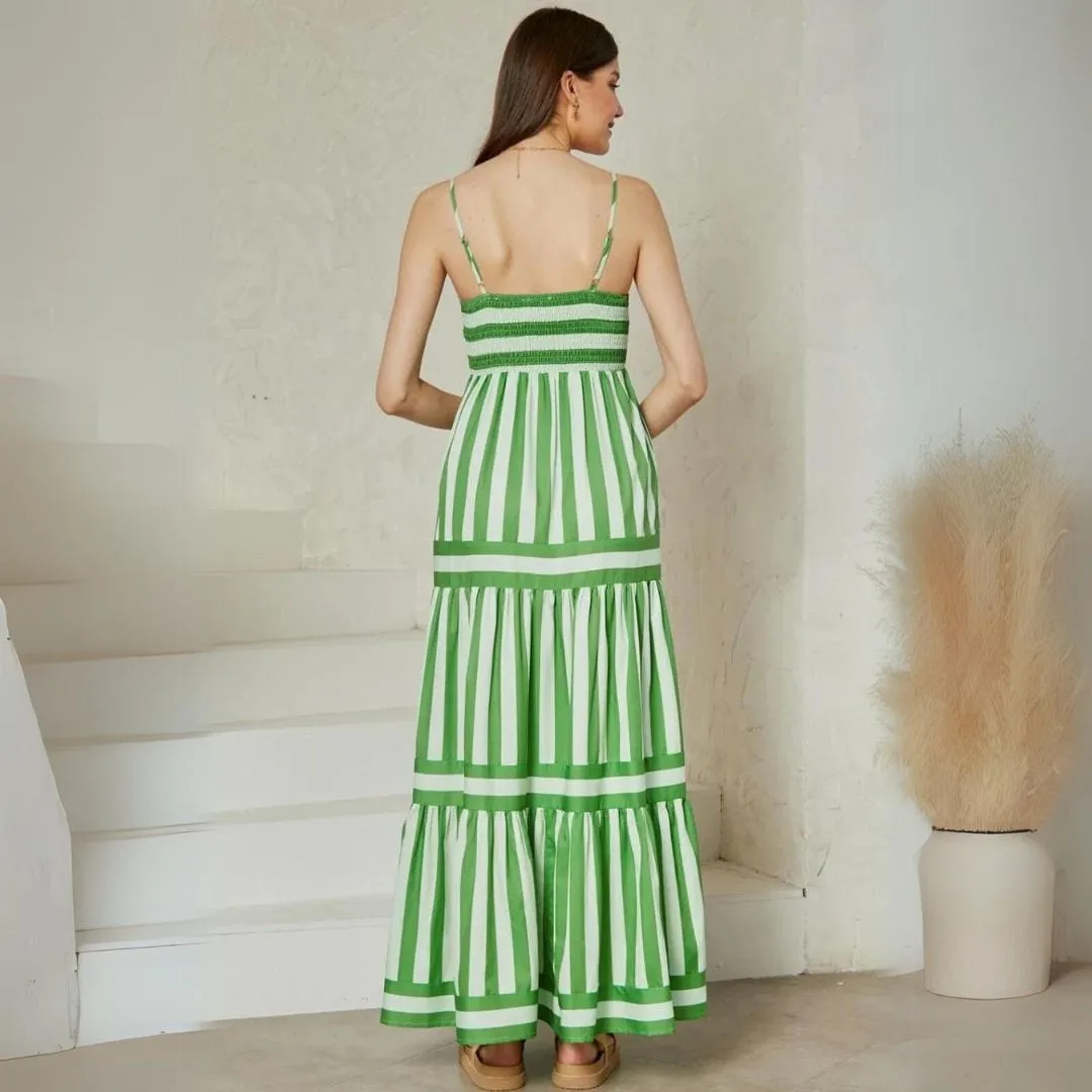 Lapa Color Block Maxi Dress