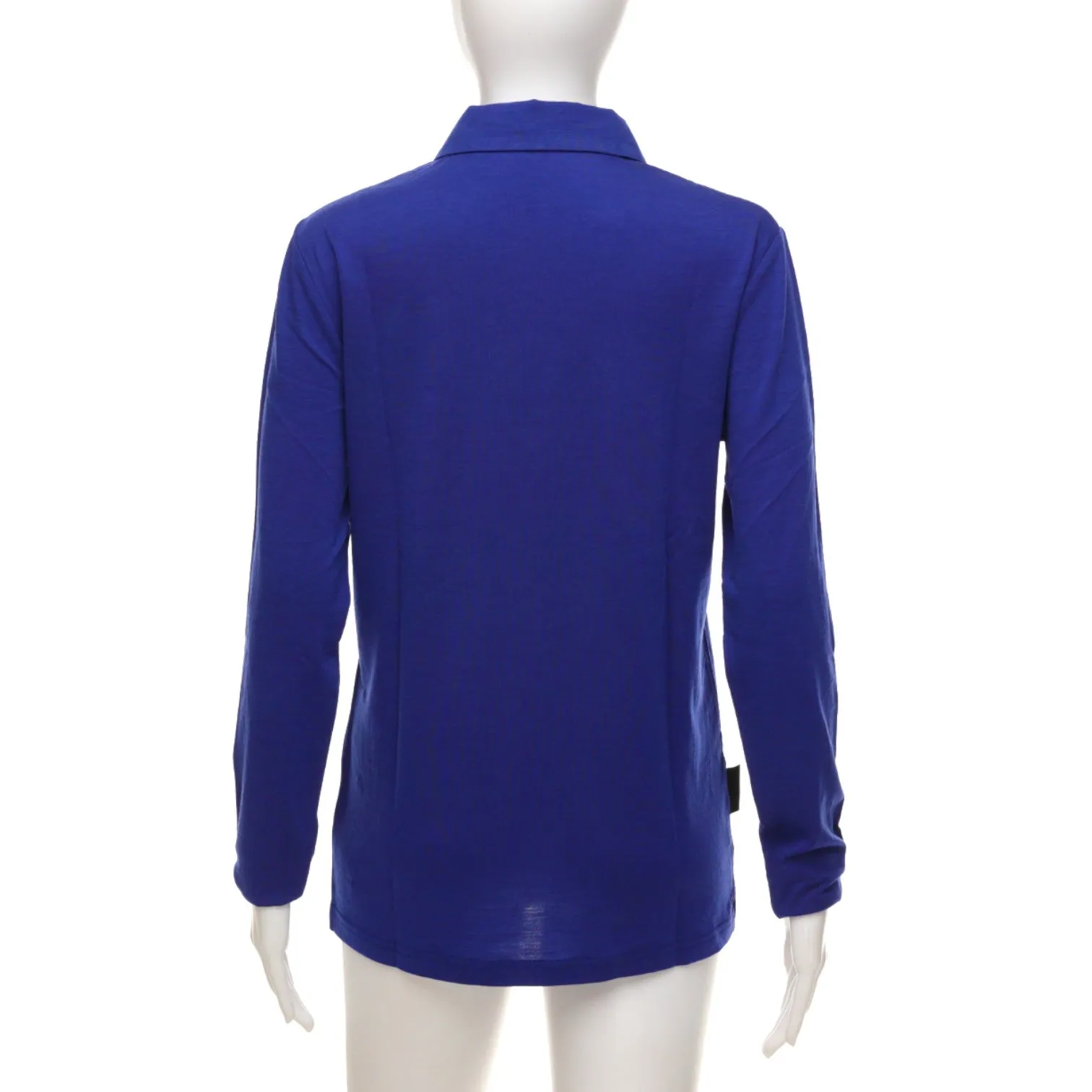 Long Sleeve Polo Shirt - Mazarine Blue - Unisex