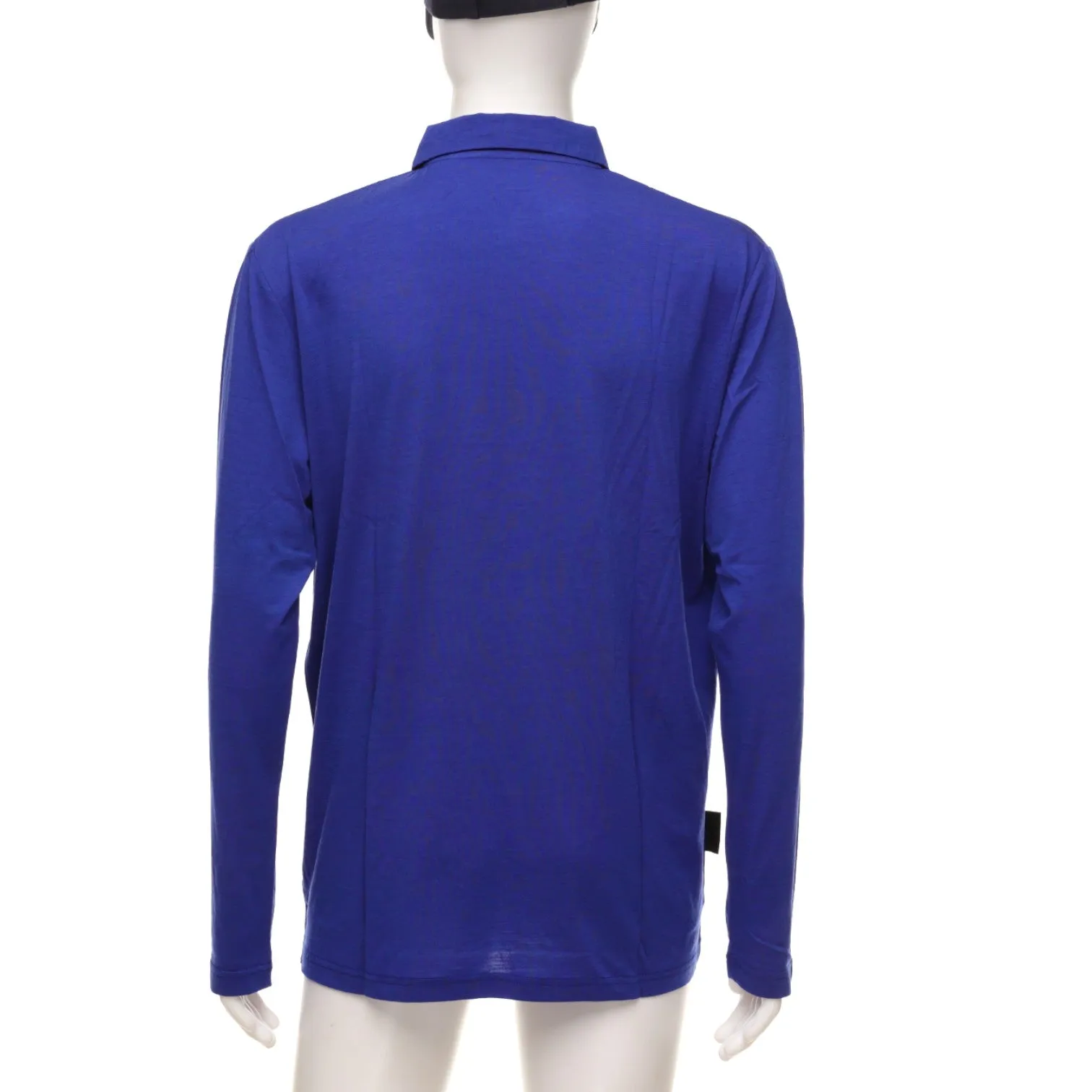 Long Sleeve Polo Shirt - Mazarine Blue - Unisex