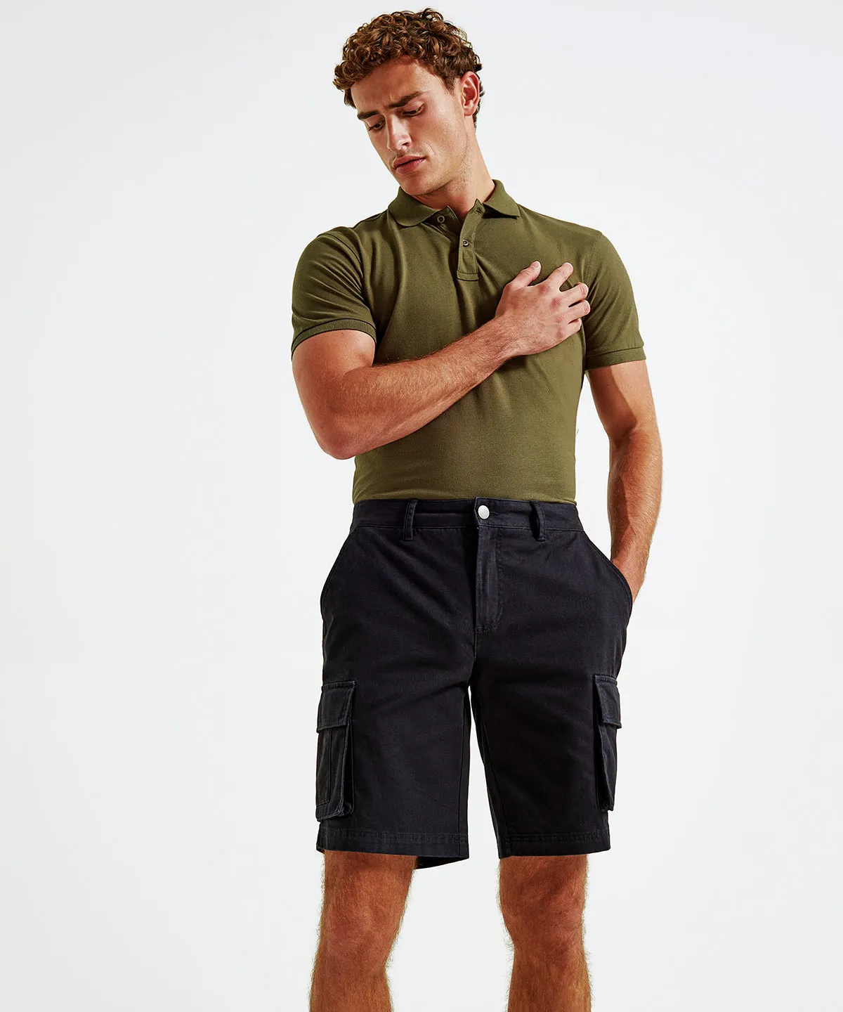 Mens cargo shorts | Navy