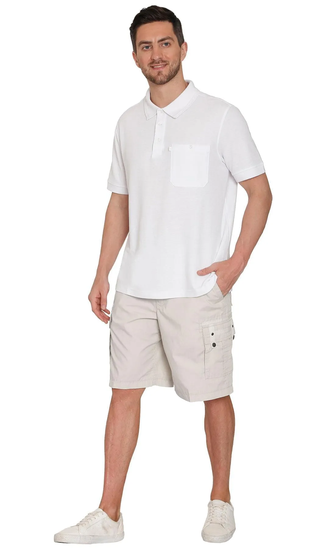 Men's Elastic Waist Cargo Shorts – Comfort and Functionality for Any Adventure