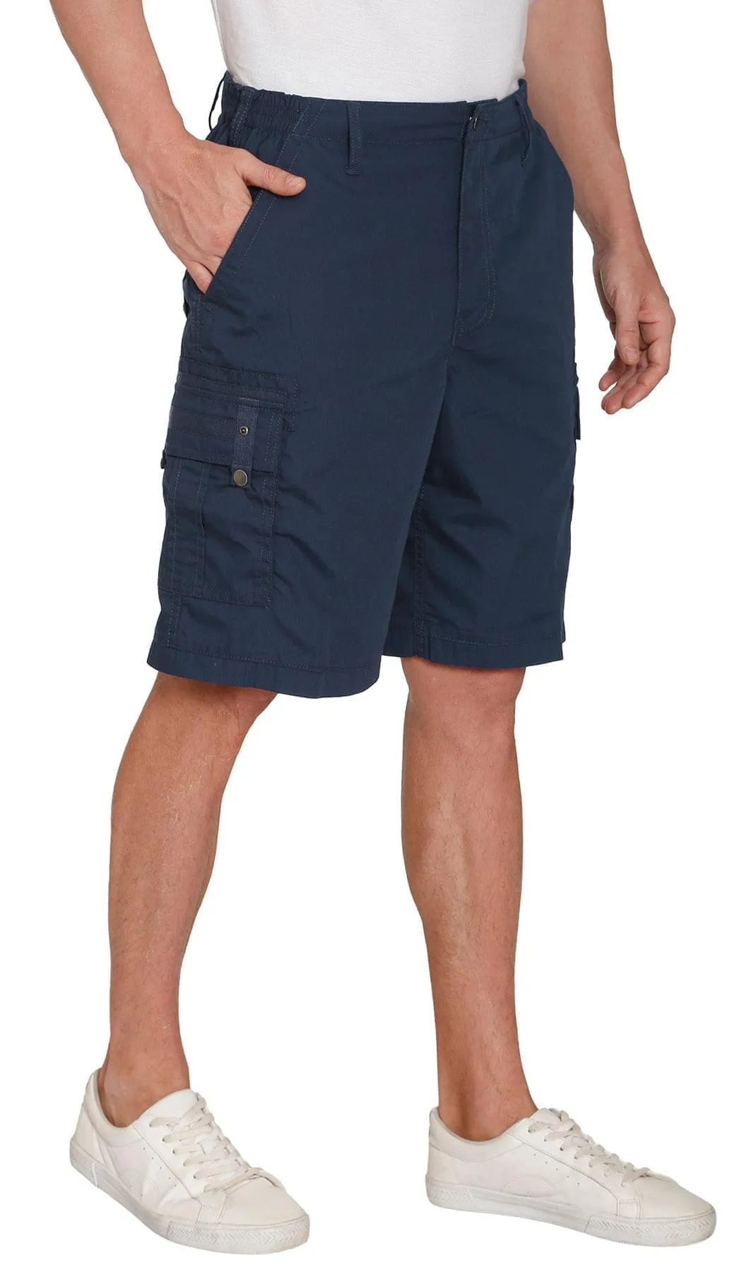 Men's Elastic Waist Cargo Shorts – Comfort and Functionality for Any Adventure