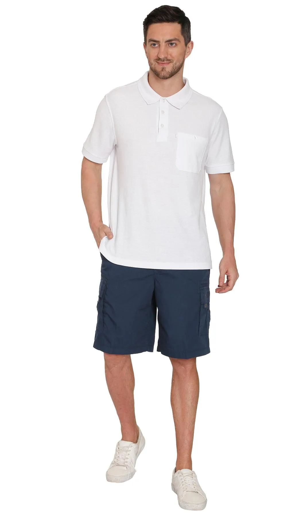 Men's Elastic Waist Cargo Shorts – Comfort and Functionality for Any Adventure