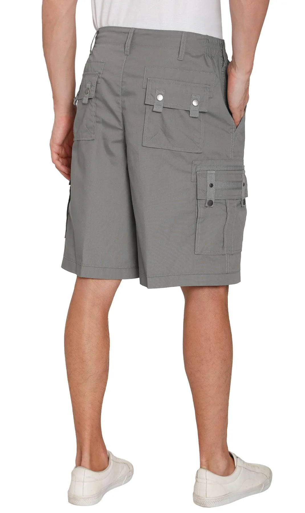 Men's Elastic Waist Cargo Shorts – Comfort and Functionality for Any Adventure