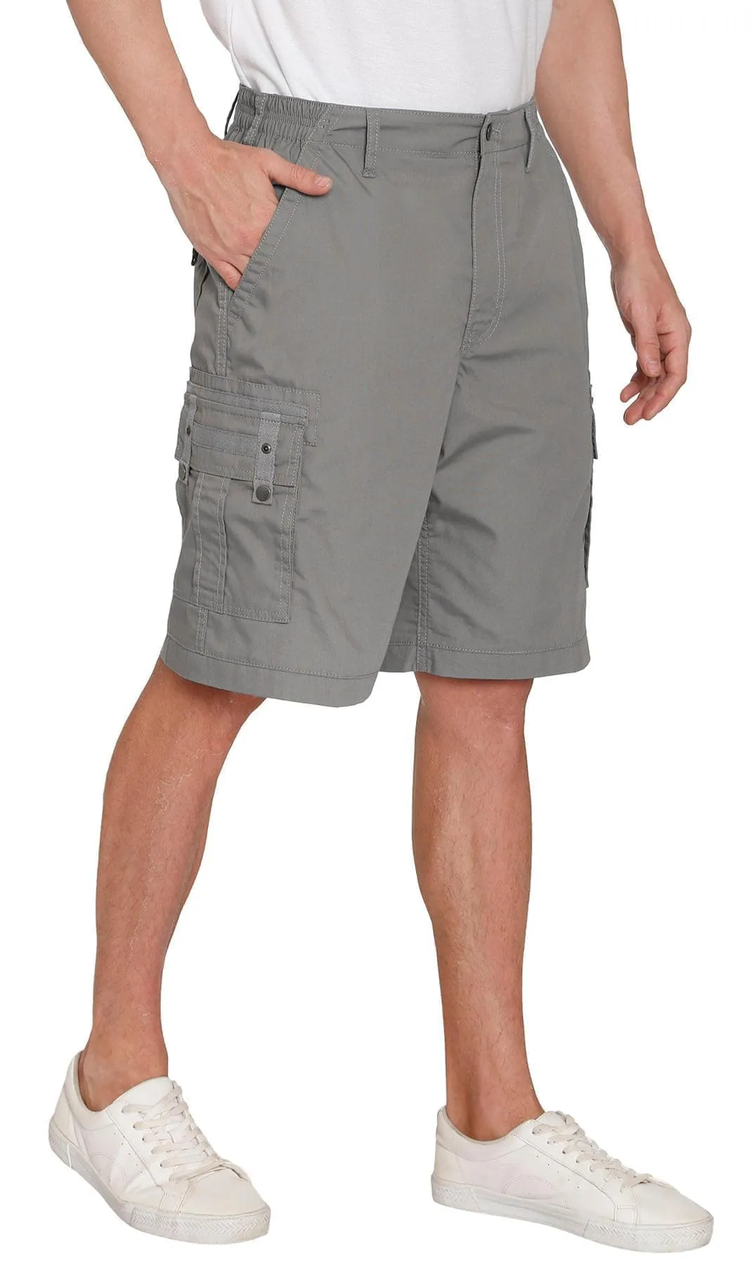 Men's Elastic Waist Cargo Shorts – Comfort and Functionality for Any Adventure