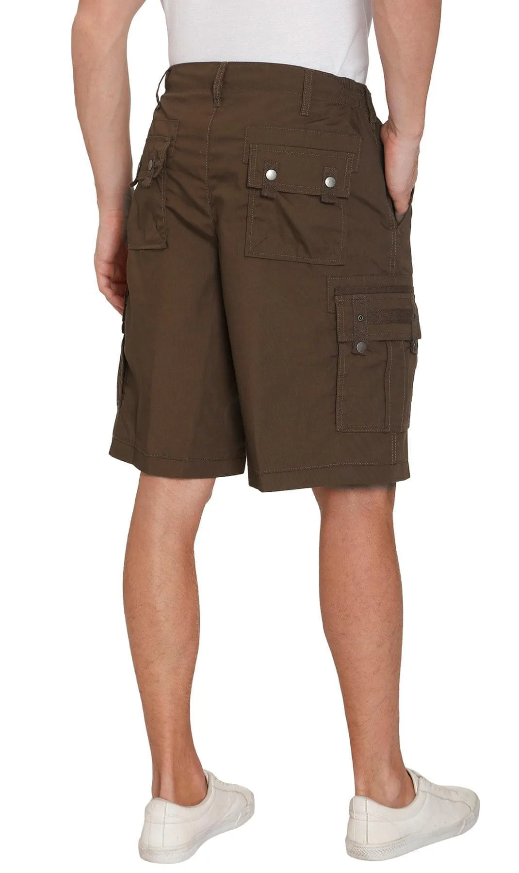 Men's Elastic Waist Cargo Shorts – Comfort and Functionality for Any Adventure