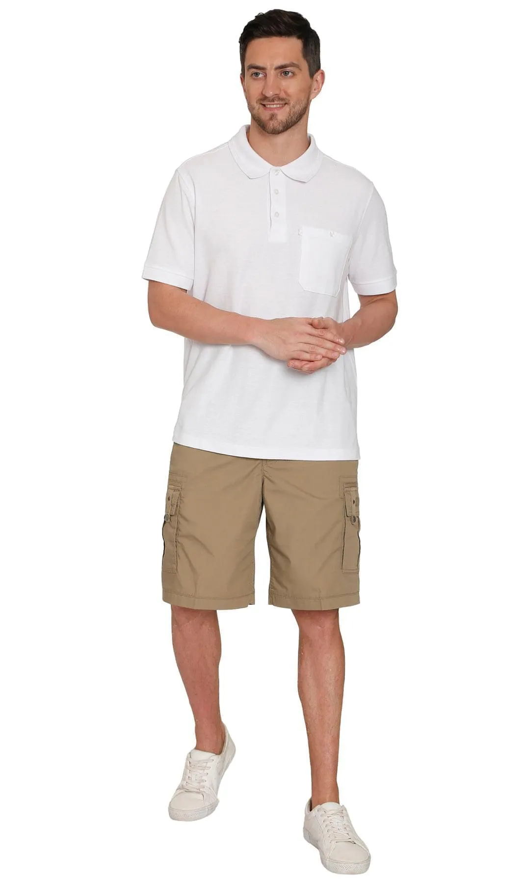 Men's Elastic Waist Cargo Shorts – Comfort and Functionality for Any Adventure