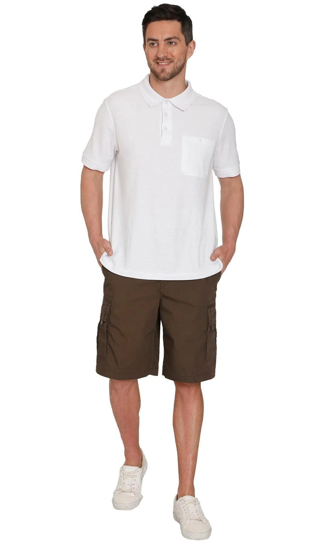 Men's Elastic Waist Cargo Shorts – Comfort and Functionality for Any Adventure