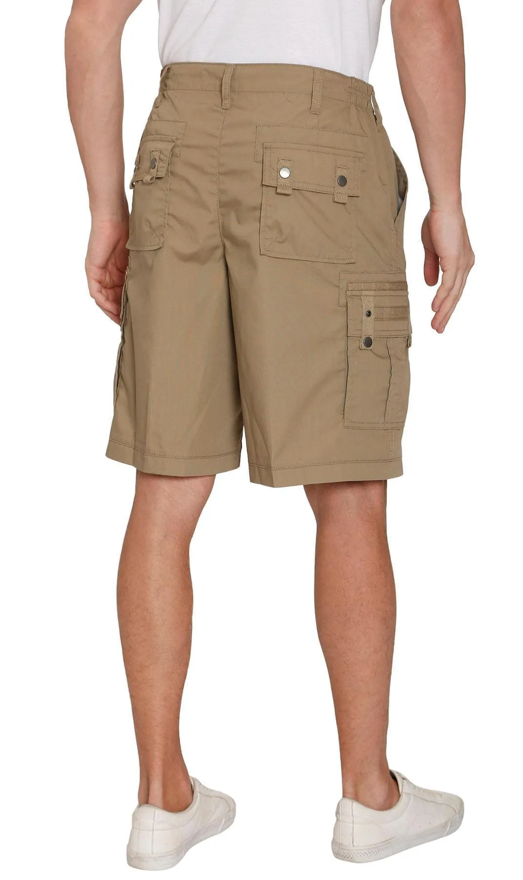 Men's Elastic Waist Cargo Shorts – Comfort and Functionality for Any Adventure