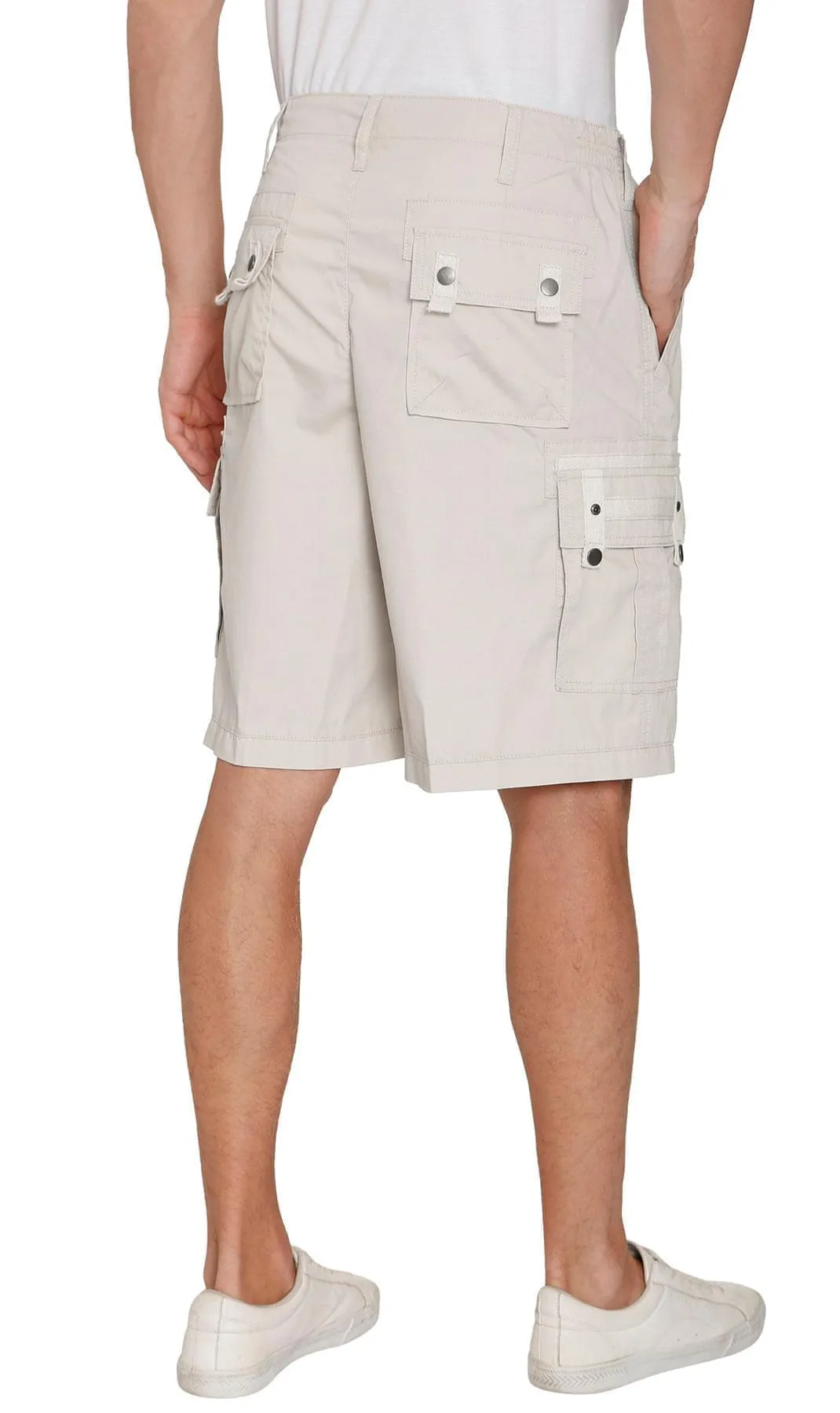 Men's Elastic Waist Cargo Shorts – Comfort and Functionality for Any Adventure