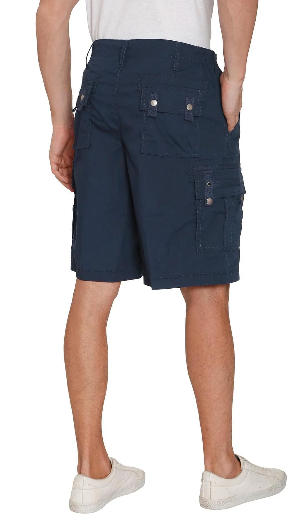 Men's Elastic Waist Cargo Shorts – Comfort and Functionality for Any Adventure