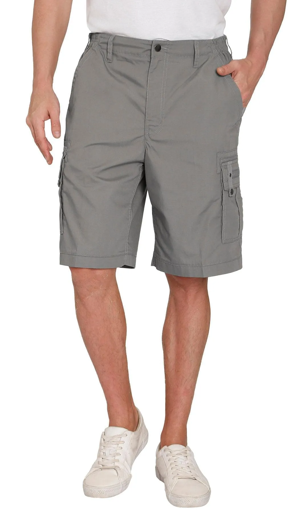 Men's Elastic Waist Cargo Shorts – Comfort and Functionality for Any Adventure