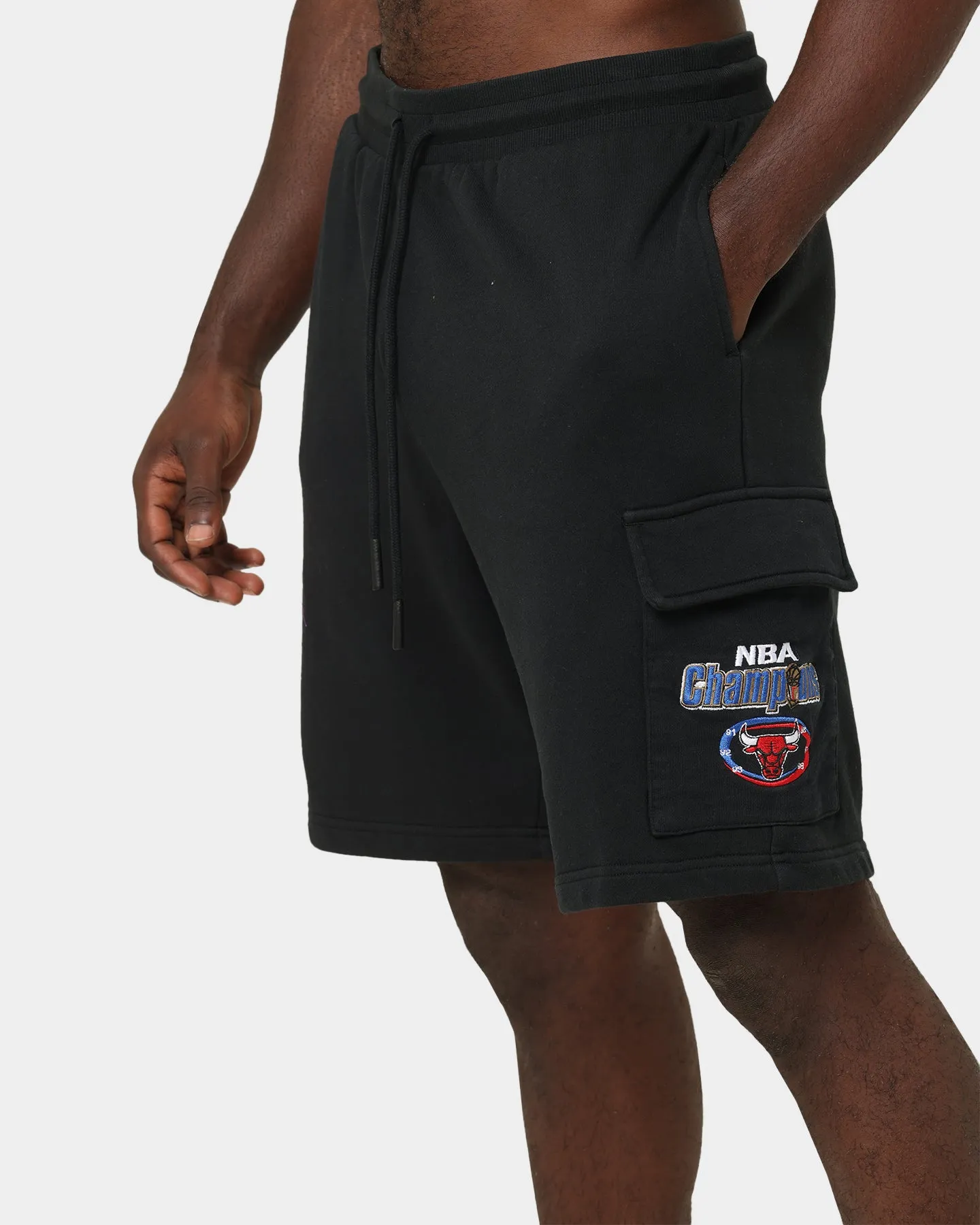 Mitchell & Ness Chicago Bulls Cargo Shorts Black