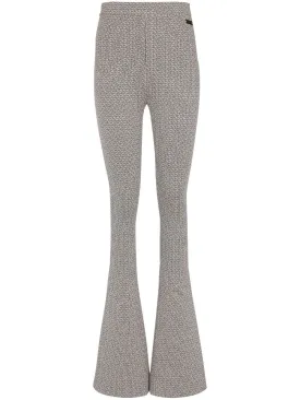 Monogram Jacquard Jersey Flare Pants