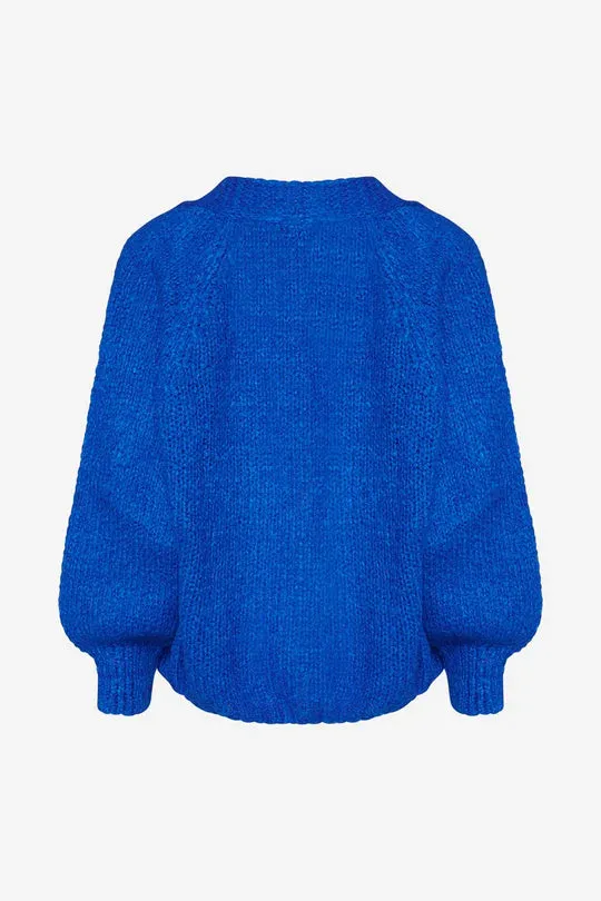 Noella Fora Knit Cardigan Royal Blue