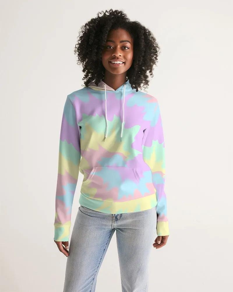 Pastel Smash Tie Dye Women's Hoodie