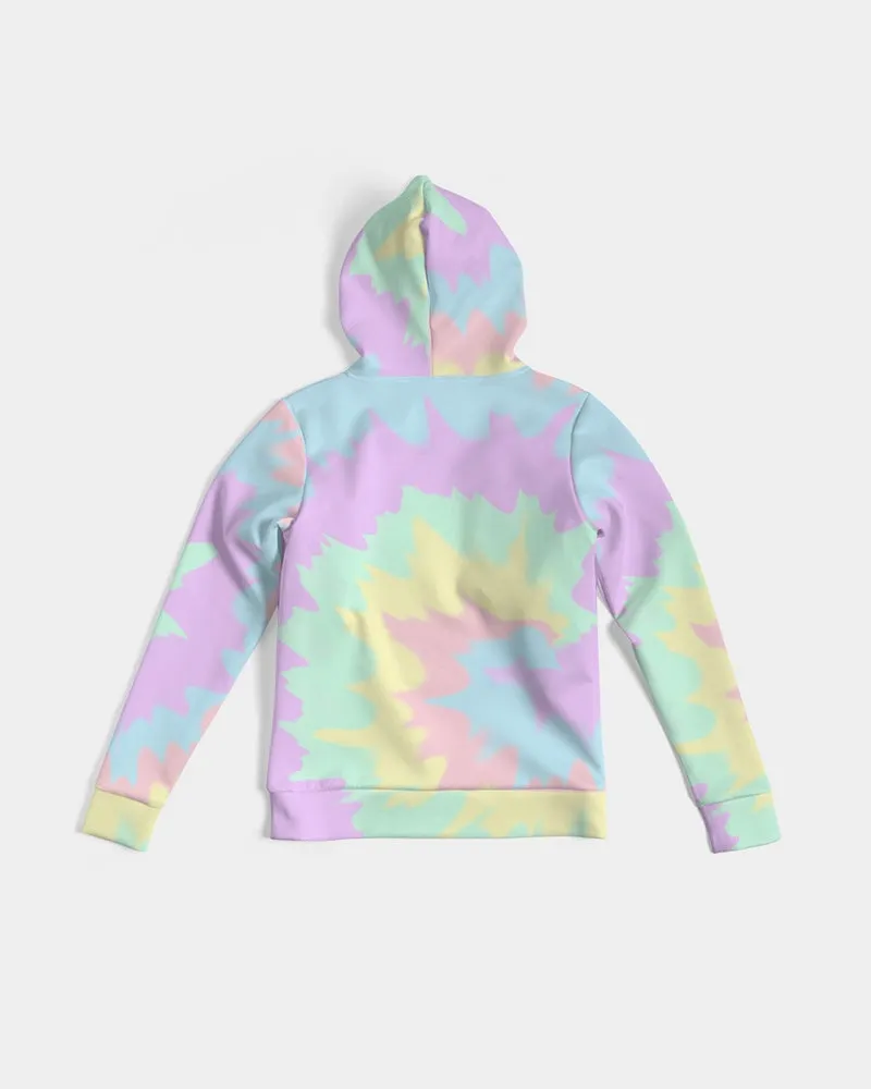 Pastel Smash Tie Dye Women's Hoodie