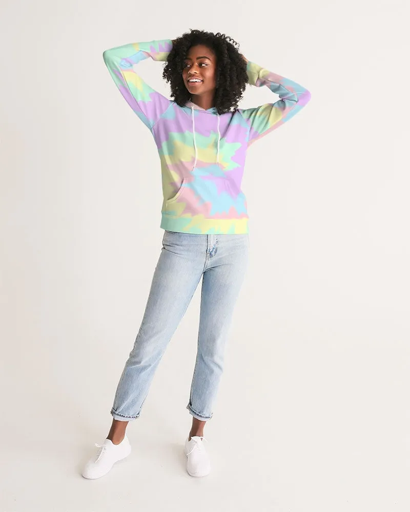 Pastel Smash Tie Dye Women's Hoodie