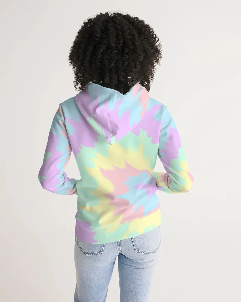 Pastel Smash Tie Dye Women's Hoodie