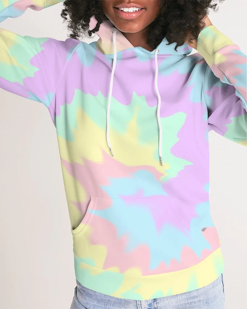 Pastel Smash Tie Dye Women's Hoodie