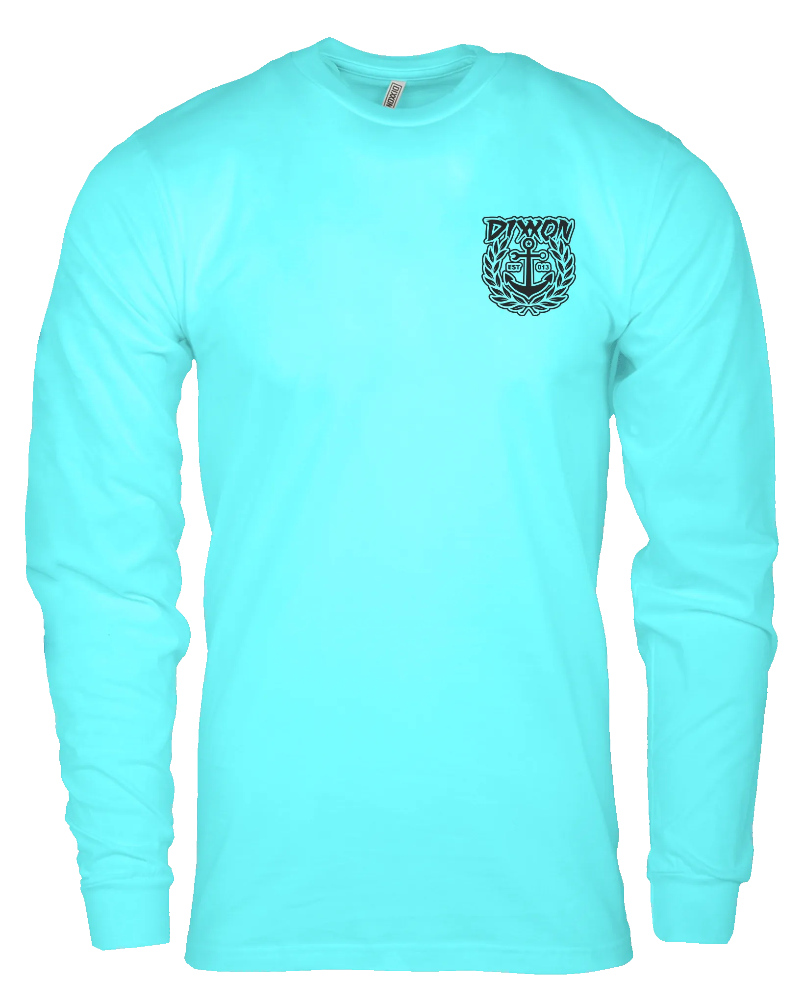 Salty Crest UV Long Sleeve T-Shirt - Aqua