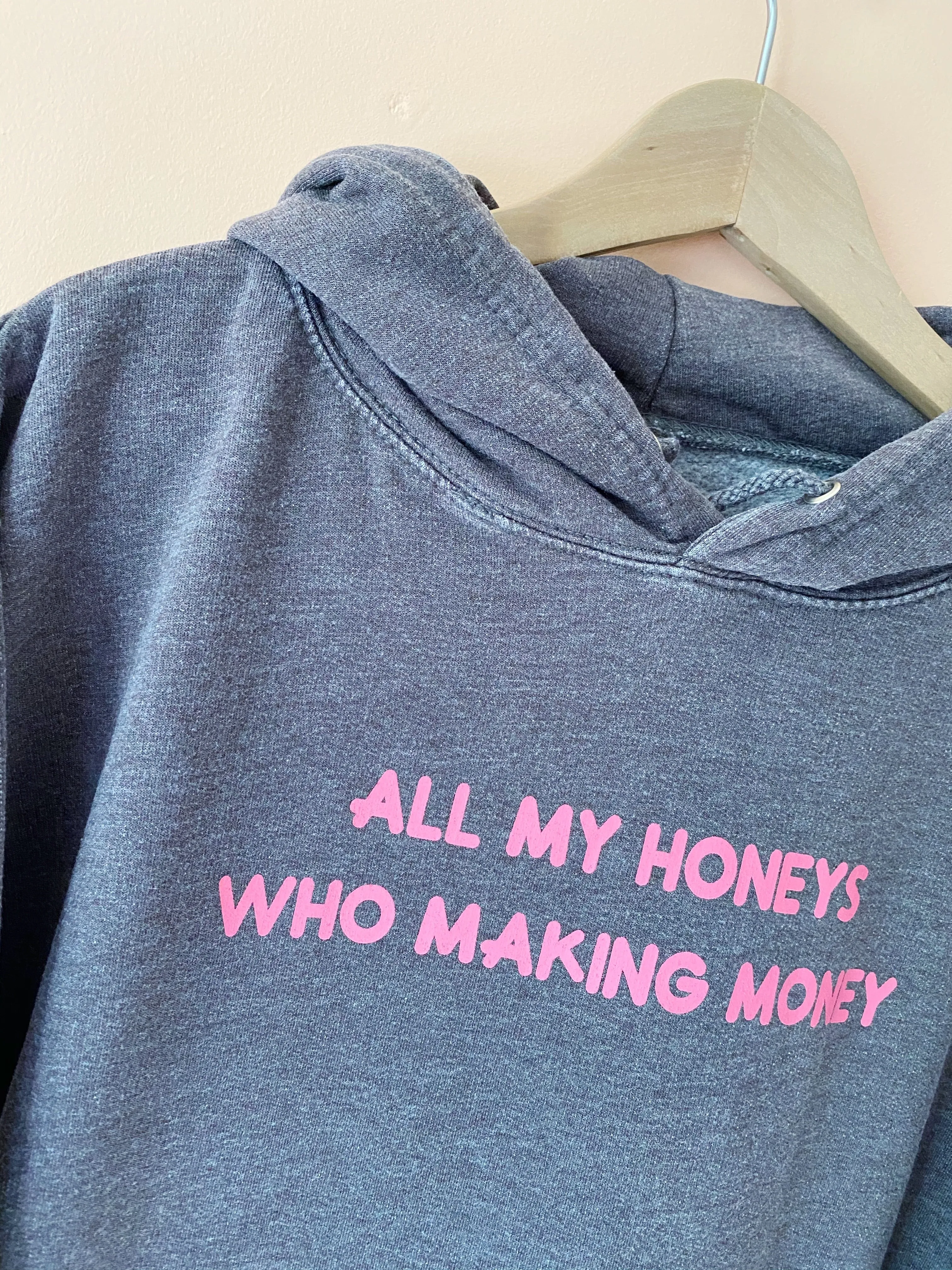 SAMPLE - Honeys making Money Charcoal Hoodie