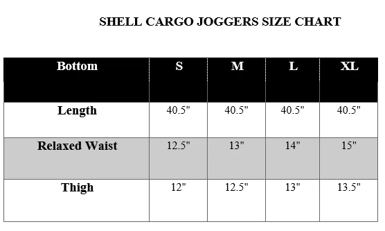 SHELL CARGO JOGGERS