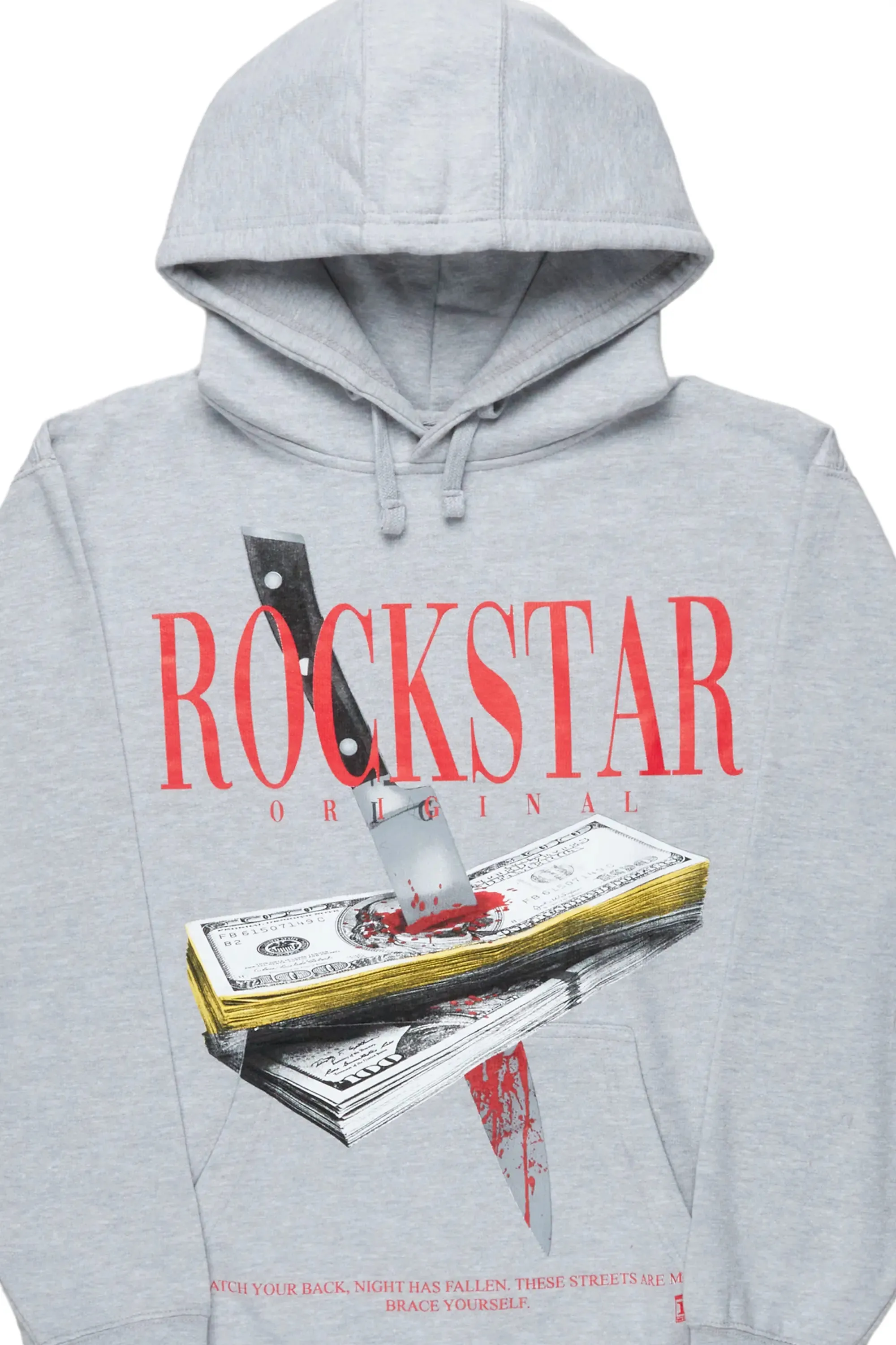 Sheridan Heather Grey Oversized Hoodie