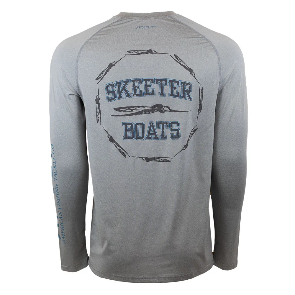 Skeeter AFTCO Samurai Long Sleeve - Heather Grey