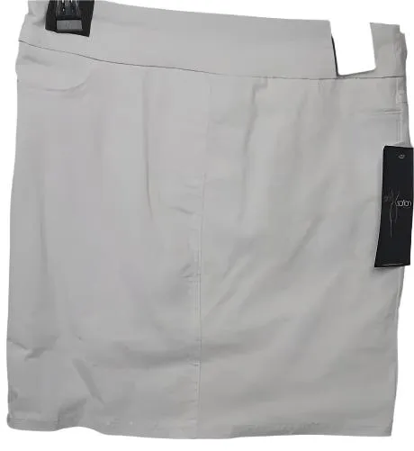 Skort-Pull On 4Pocket White Women's M9001W