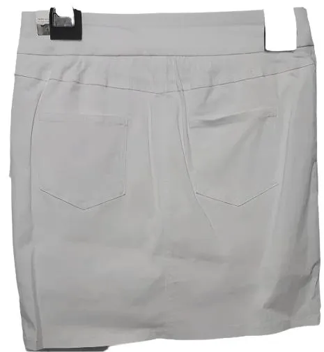 Skort-Pull On 4Pocket White Women's M9001W