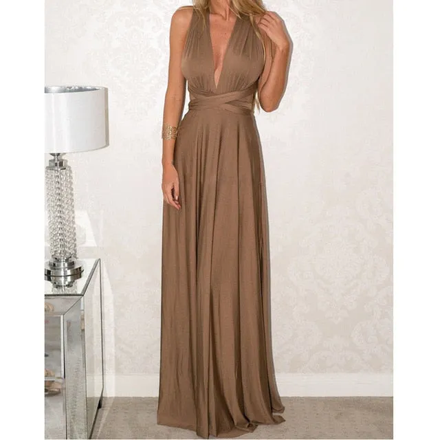 Stylemein - Backless Maxi Dress | Halter Dress