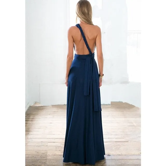 Stylemein - Backless Maxi Dress | Halter Dress