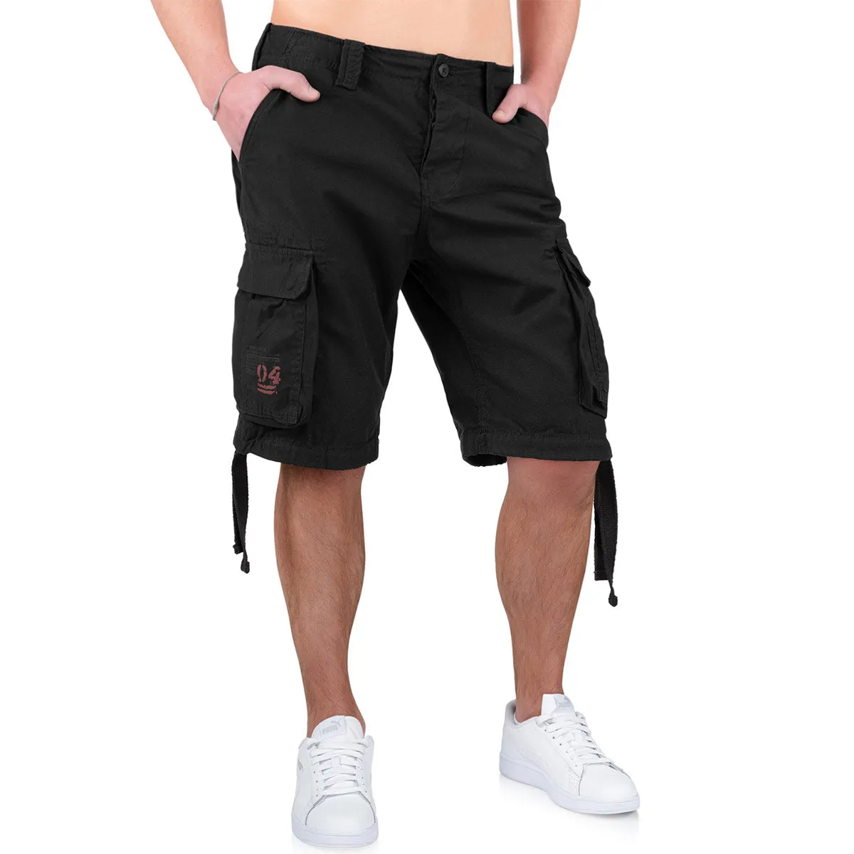 Surplus Airborne Vintage Shorts Black