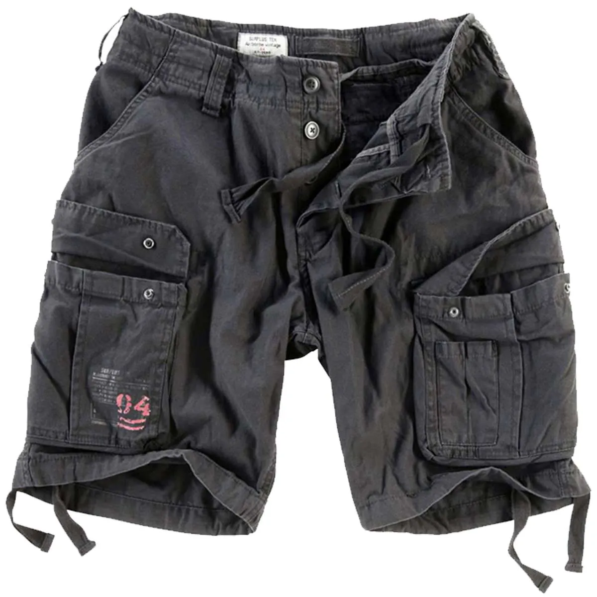 Surplus Airborne Vintage Shorts Black