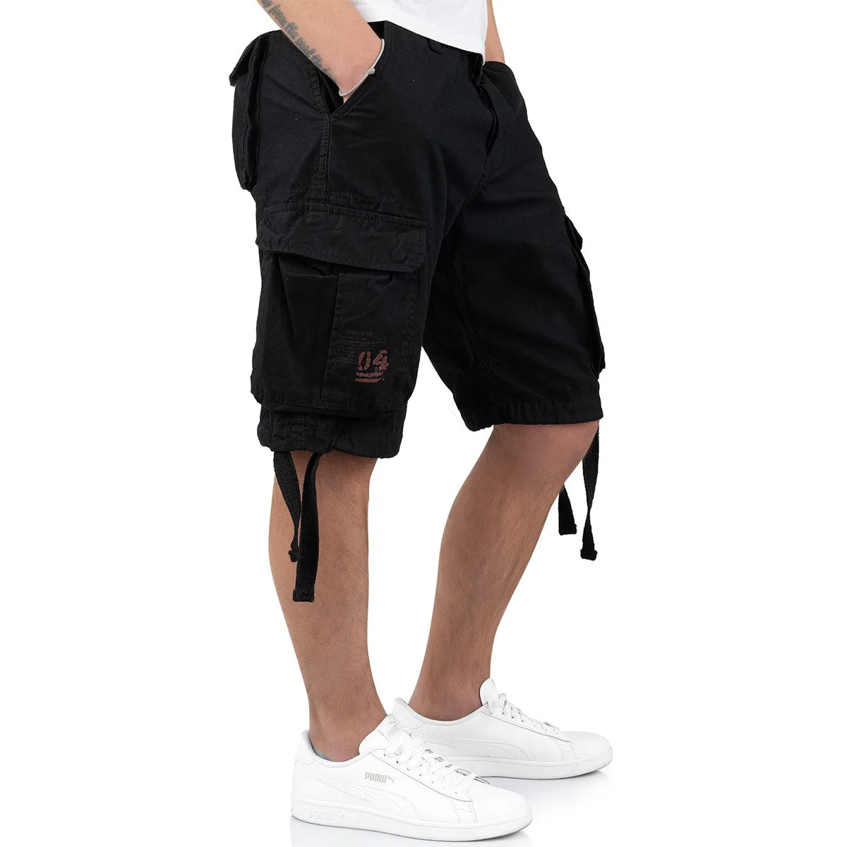 Surplus Airborne Vintage Shorts Black