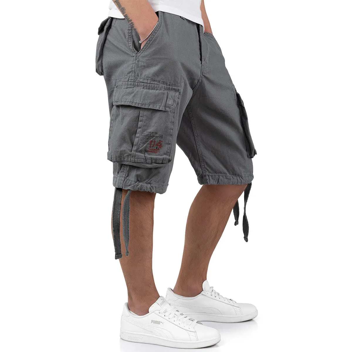 Surplus Airborne Vintage Shorts Grey