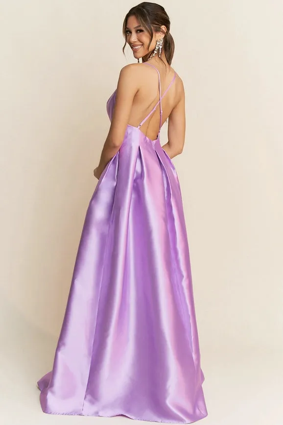 Taffeta Maxi Dress