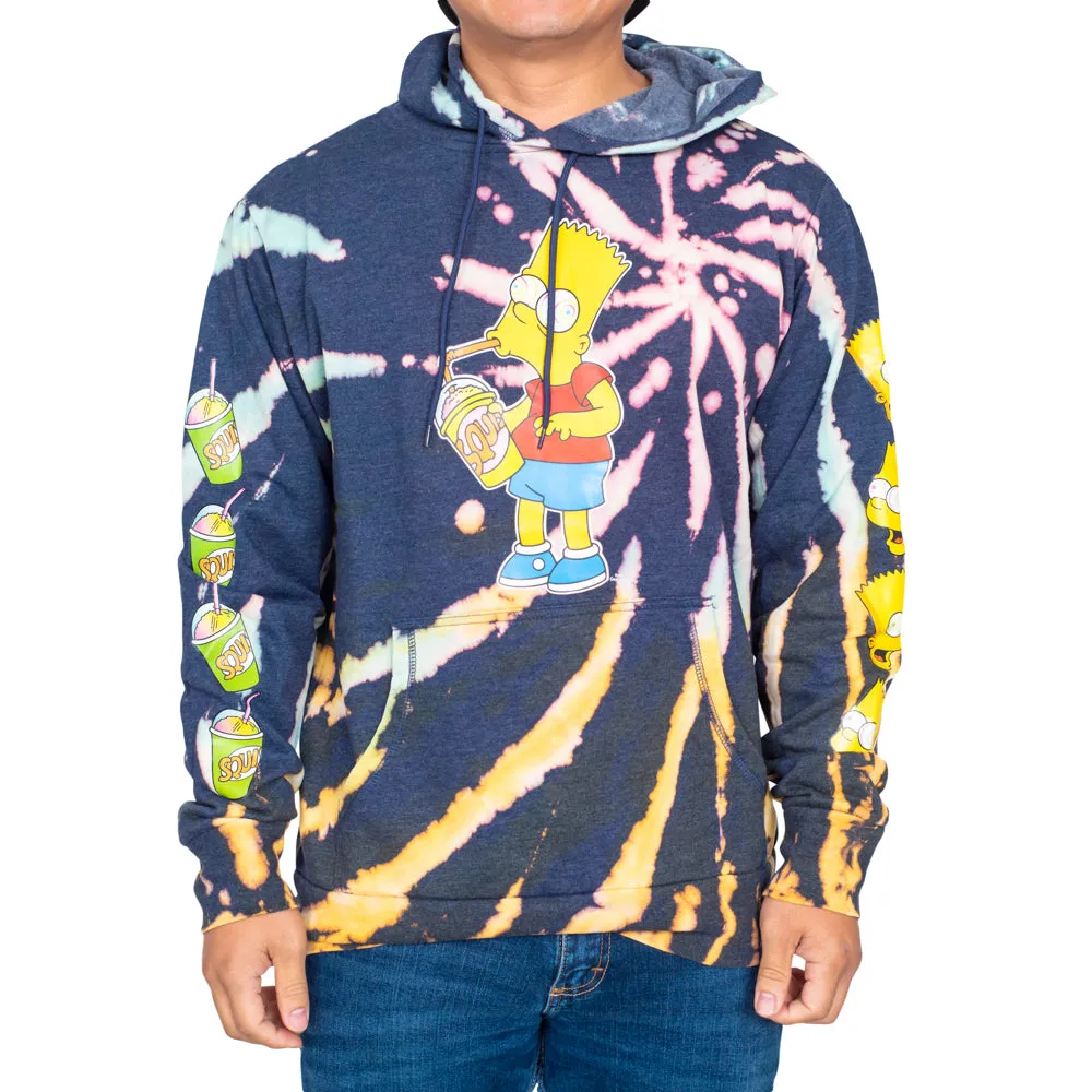 The Simpsons Bart Squishee Drink Pull Over Hoodie Sweatshirt