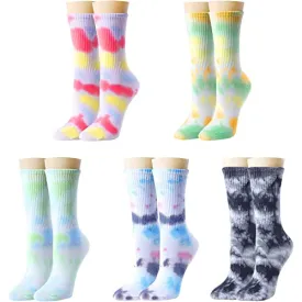 Tie Dye Socks for Women, Tie-Dye Gifts, Funny Unique Presents for Hippie Indie Girls, Hippie Gift for Her, 90s Gifts, Trippy Gifts, Indie Gifts, Funky Gifts