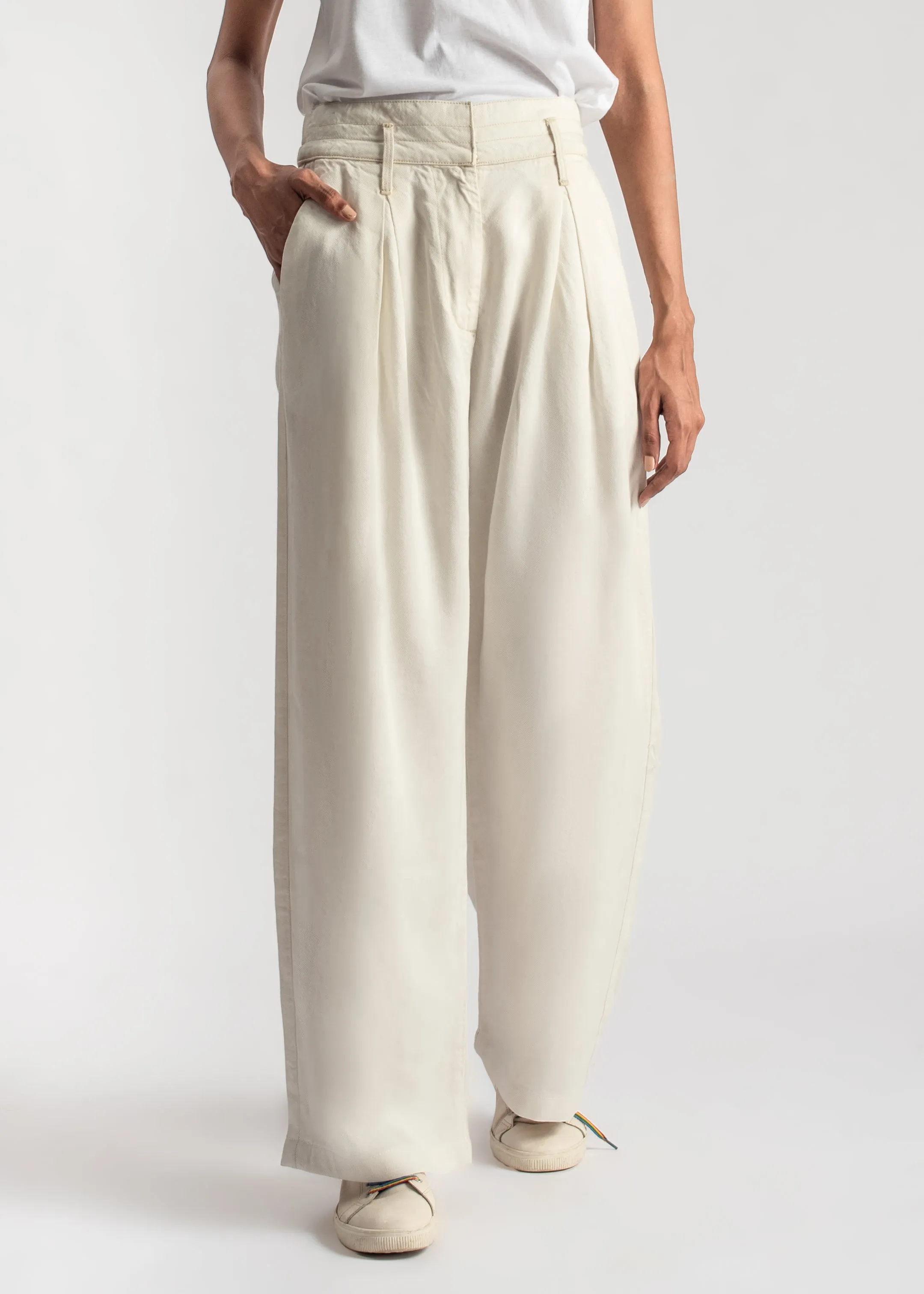 White Palazzo Pants