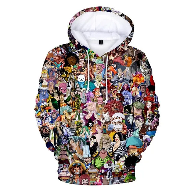 Whitebeard Pirates Hoodies- various patterns available