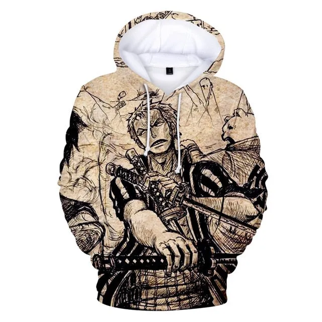 Whitebeard Pirates Hoodies- various patterns available