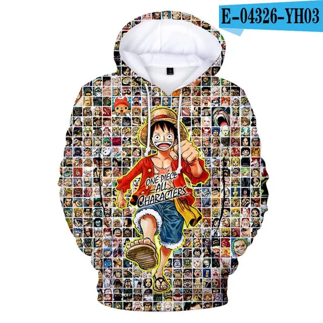 Whitebeard Pirates Hoodies- various patterns available