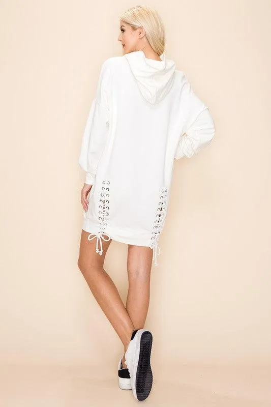 Women's Amour Hoodie Sweatshirt Dress