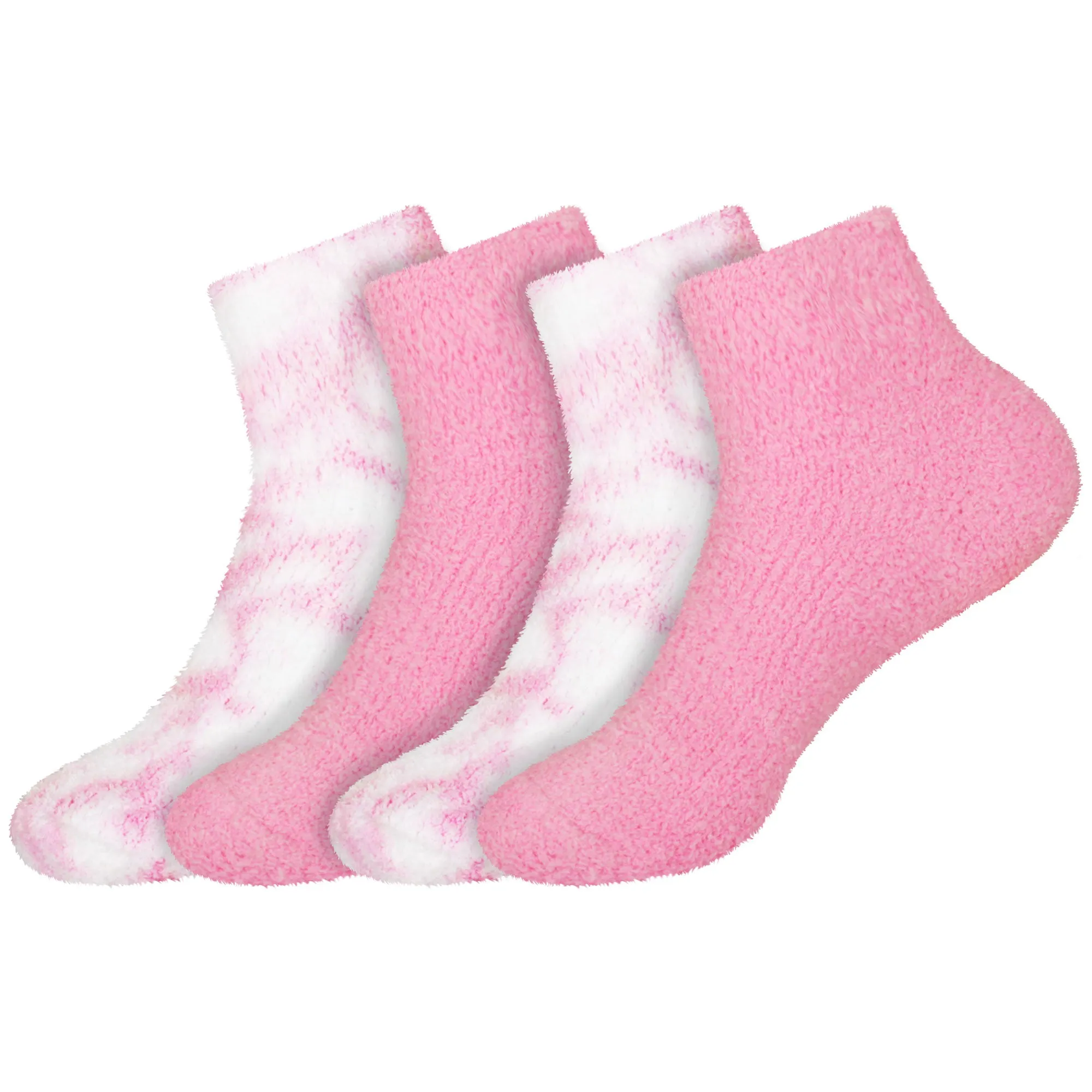 Women's Fuzzy Warm Fluffy Tie-Dye Colorful Ankle Socks